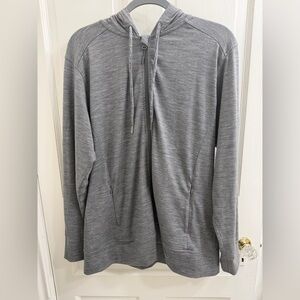 Woolx Ryann Charcoal Grey Hoodie